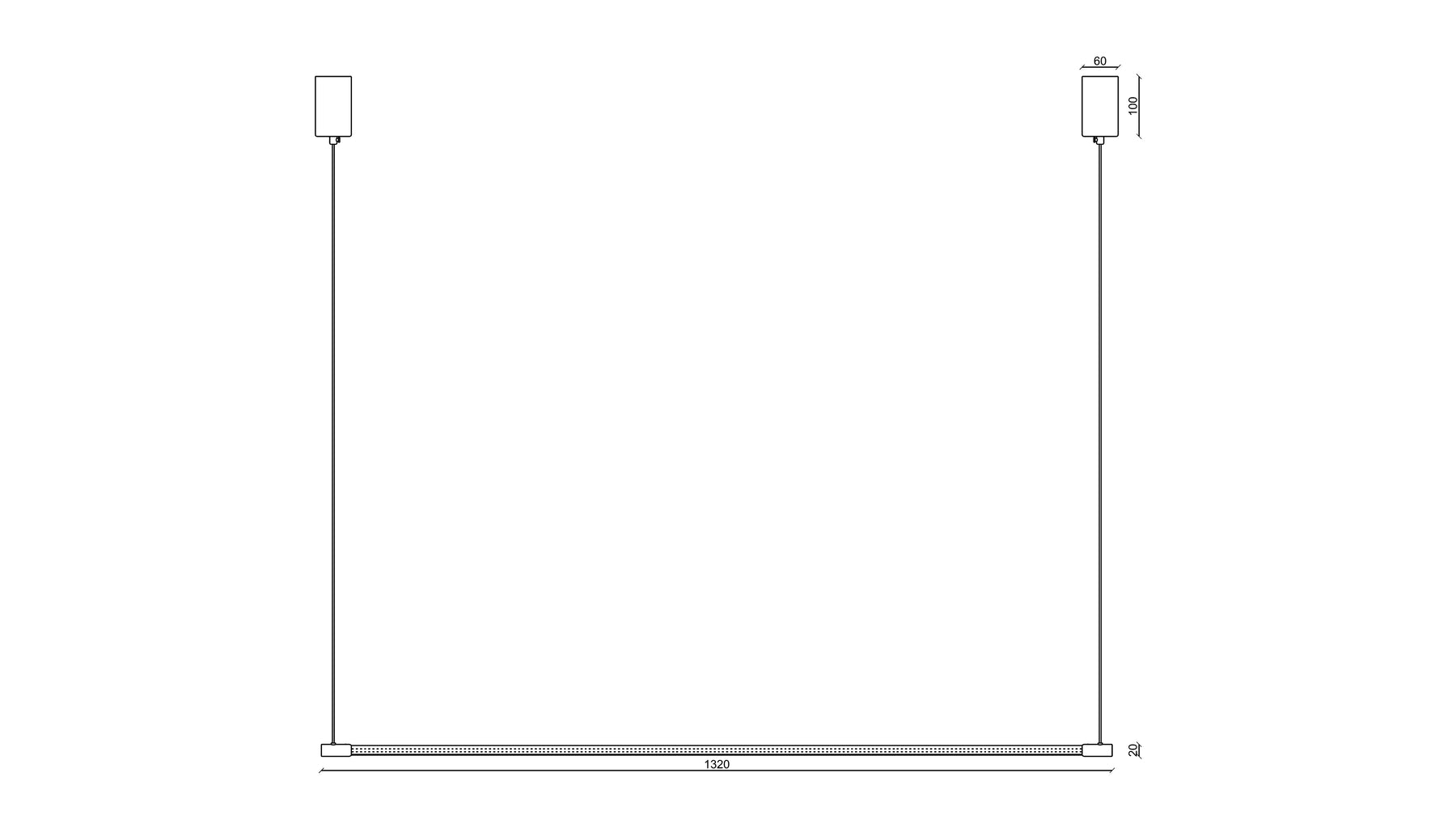 Bridge Chandelier dimensions