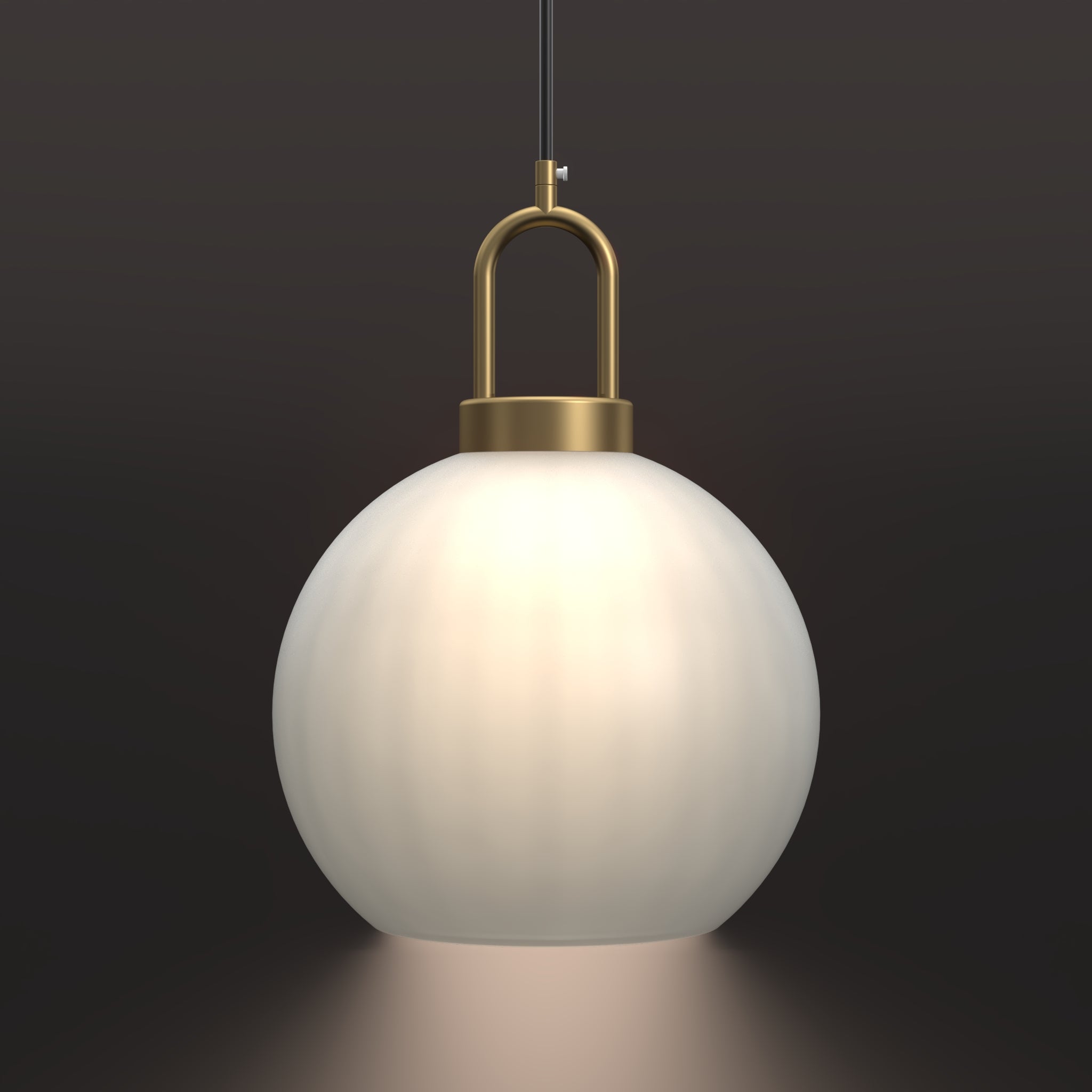Orb Glazed Pendant