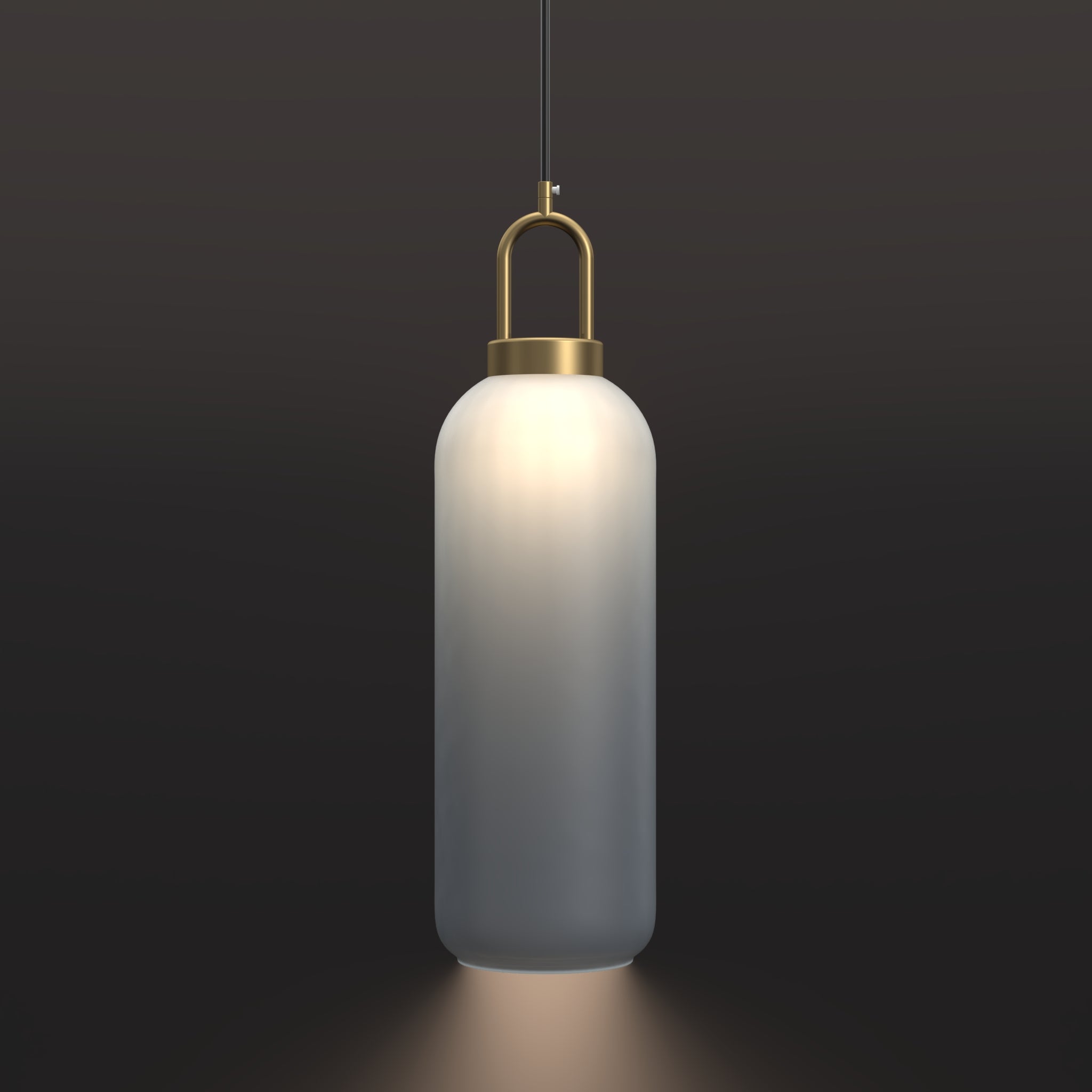 Column Glazed Pendant