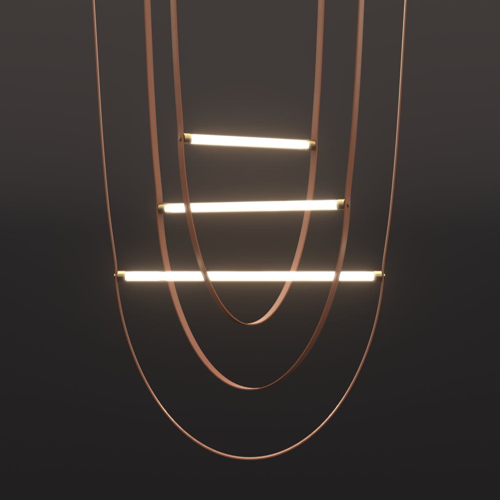 Leather Chandelier