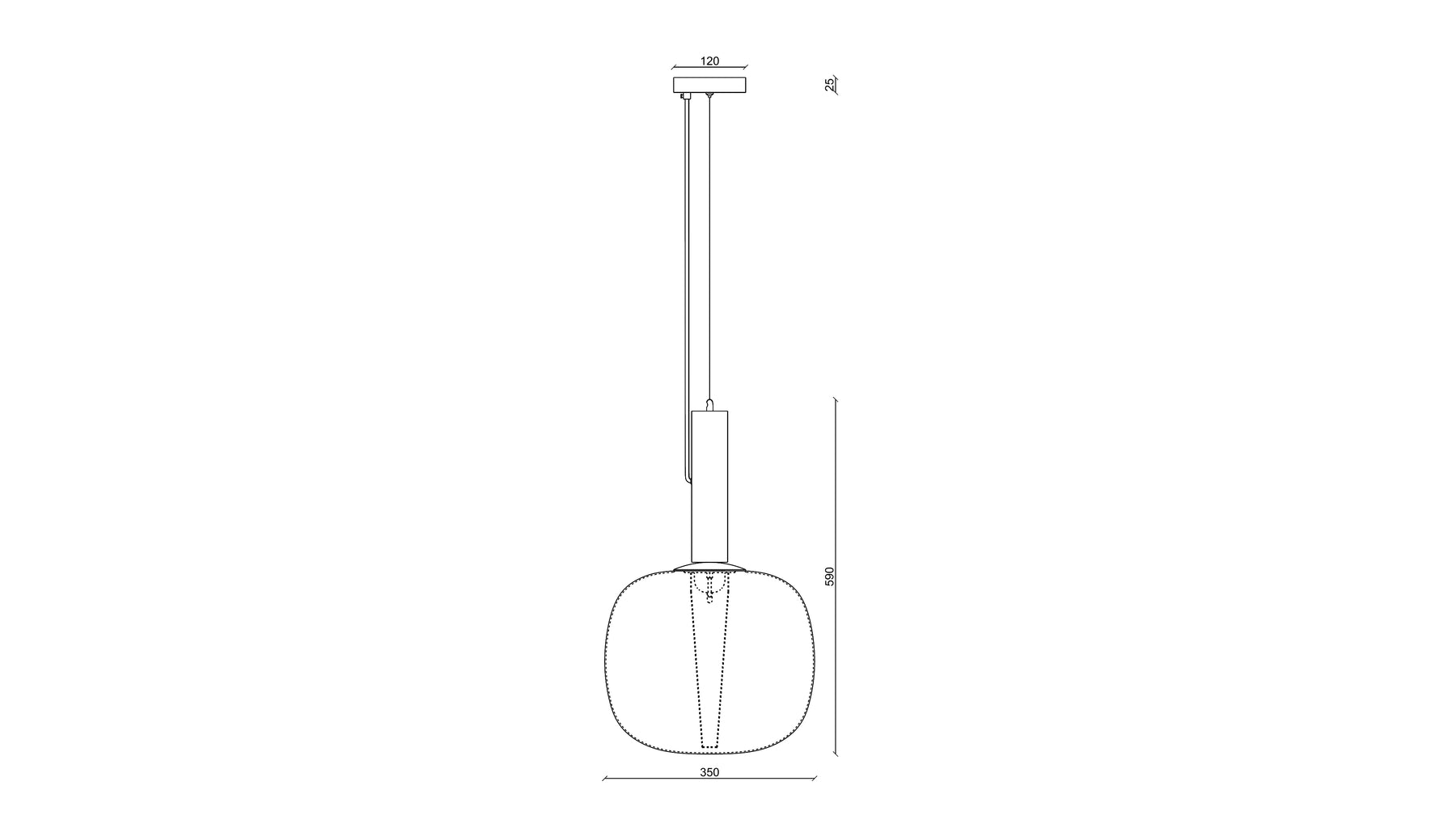 Metal Pendant dimensions