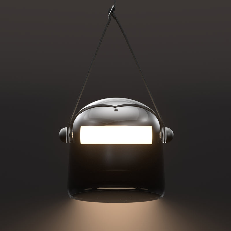 Tube Pendant – lights on